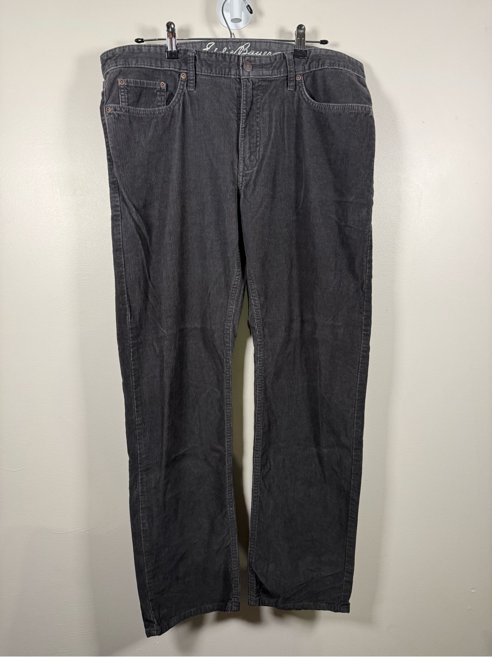 Eddie Bauer Men’s Black Corduroy Pants